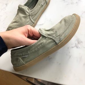 Olive Sanuk Pair O Dice Slip On